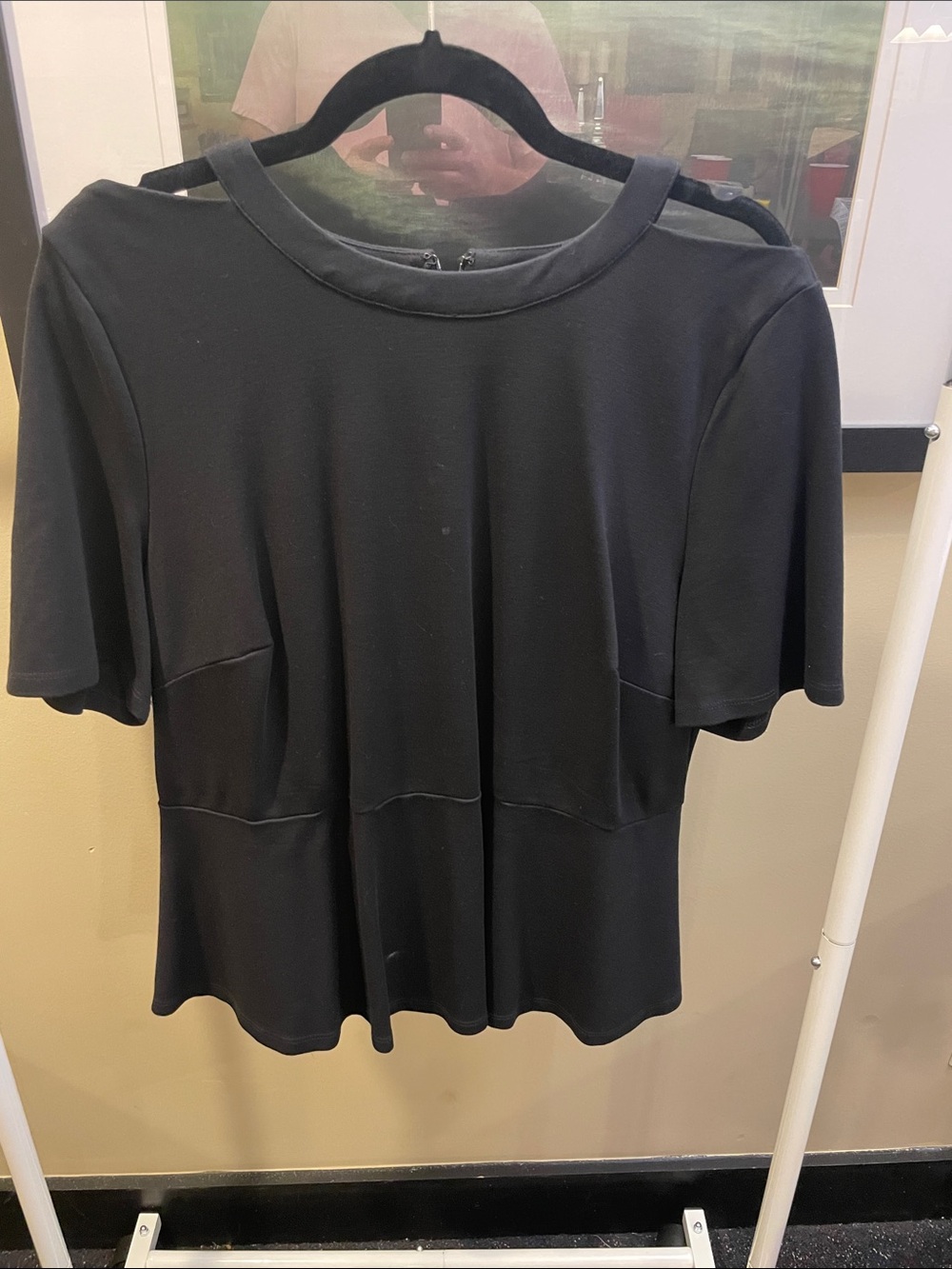 Eloquii. 16. Classic Black Short-Sleeve Women's Top